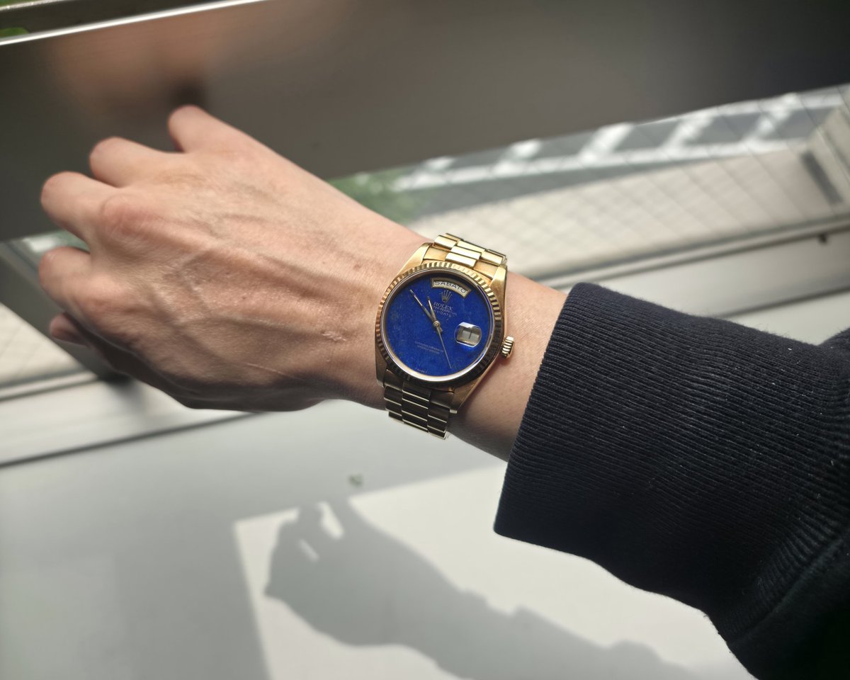 loewe0220's tweet photo. みなさん、
おはようございます🙋♂
弊社年度末!
綺麗なラピスでスタートします✨✨
#daydate
#18038lapis https://t.co/Fdo5OzdBfq