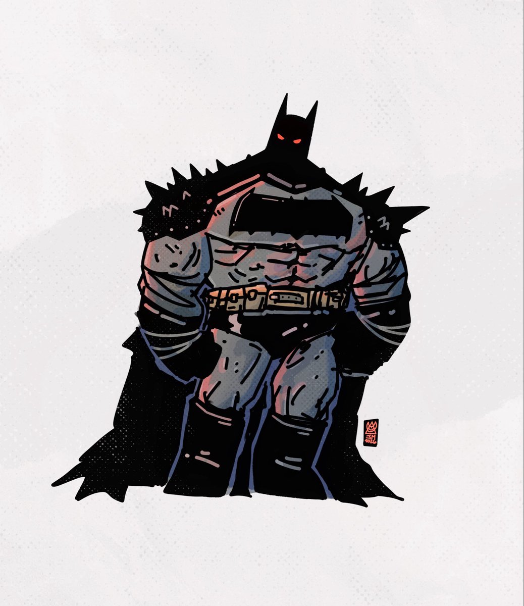 uppermindink's tweet photo. BIG BUFF ANGRY BAT! #AbsoluteBatman https://t.co/R1PKyCxISy
