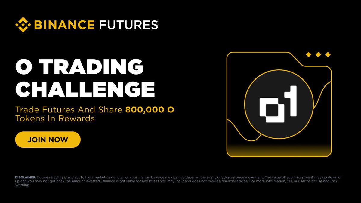 BinanceFutures's tweet photo. 🔥Join the Futures O Trading Challenge! Trade OUSDT on Futures and share a total prize pool of 800,000 O! 

🔸 Climb the trading volume leaderboard and compete for 600,000 O tokens!
🔸 Complete your first futures trade and split a 200,000 O prize pool!

Join now 👉 https://t.co/QjaqCejgwf