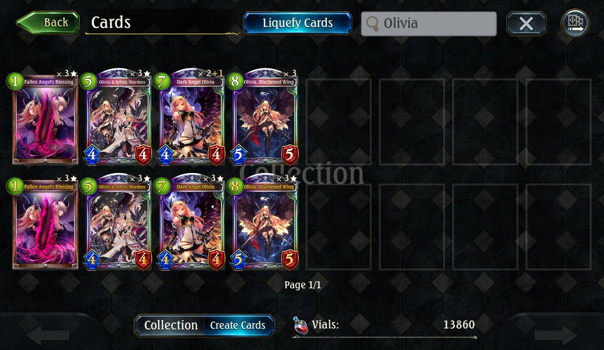 MiracleLauris's tweet photo. I honestly tought that I had already made peace with the end of service when WB got announced all these years ago and didn't log back since heroes of shadowverse, however going back today and seeing all my favorite cards, leaders and sleeves one last time made me very emotional. https://t.co/KsmpzhsLsO