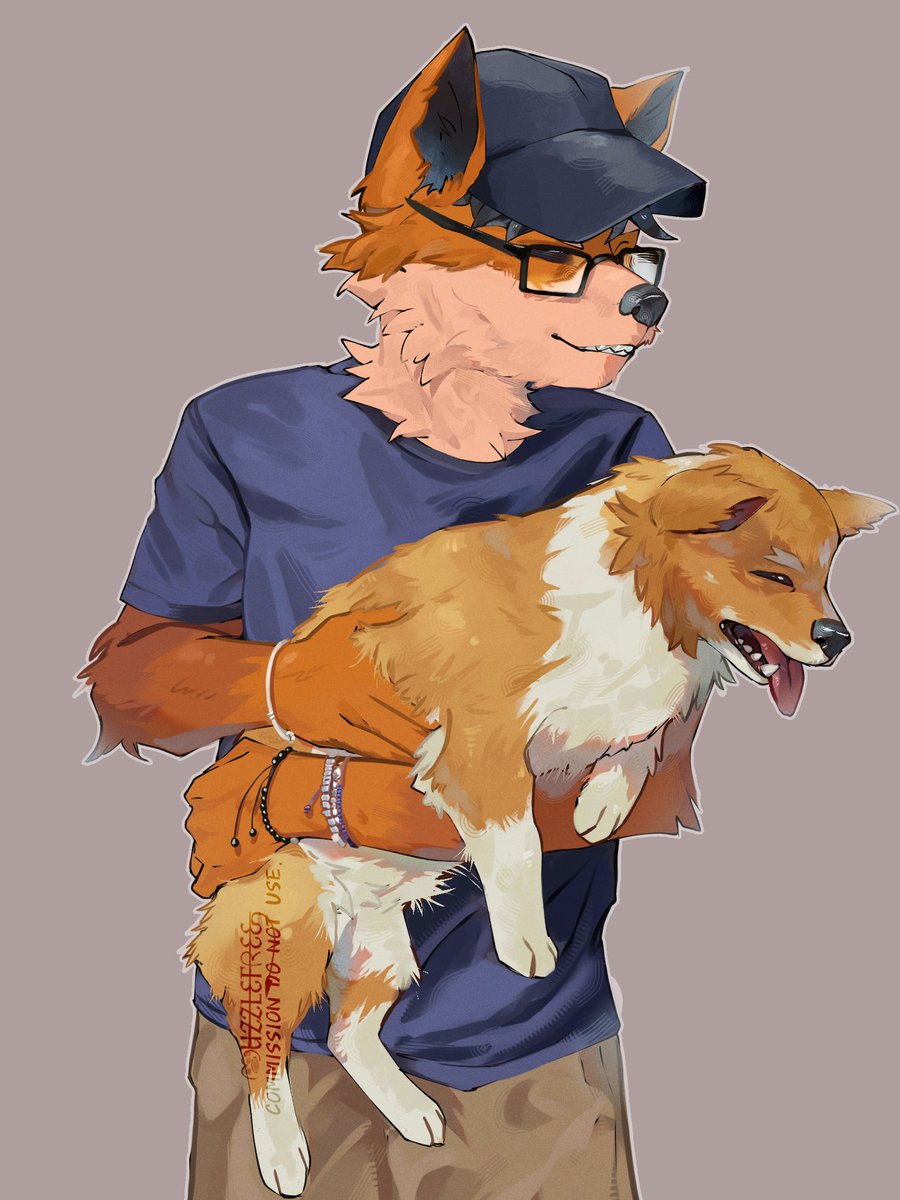 ZaletaZaleta9's tweet photo. A red panda and a corgi dog? What is going on here?!?

Amazing art by: @Muzz1eFree 

#furryart #furry https://t.co/QfnBYCSA6R