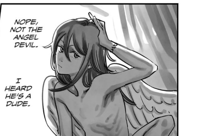 saturdaysundaee's tweet photo. Regardless of the Denji sexuality debates you gotta admit he was kinda gay for this one https://t.co/YPrkWuy4qw