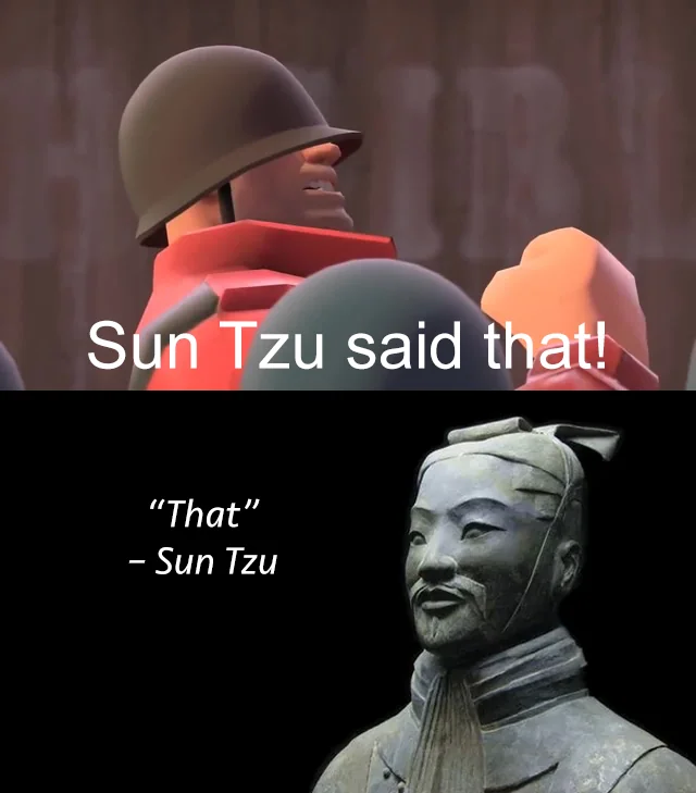 Lox_117's tweet photo. @hamada_hmd59279 @Licha_del98 Literal menciona al mismo Sun Tzu en su presentacion. https://t.co/AfCPRVXlAZ