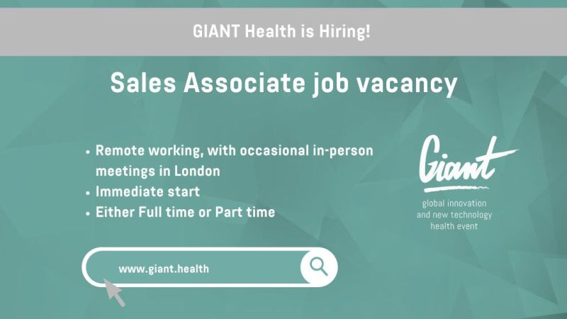 GIANT_health's tweet photo. We're hiring for #Sales Associate job vacancy at GIANT Health.
Details on https://t.co/3Mk2ViHjNw: https://t.co/95UelZSIK9
(you’ll love how Torre’s AI gives you instant feedback once you apply)
Or apply directly: https://t.co/by8oq4yqt5
#health #healthtech #innovation #GIANT2026 https://t.co/EXjUxTxSZK
