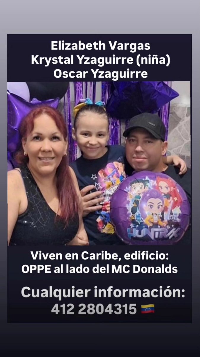 barbie_toxi's tweet photo. @ByVictoria__ @linneytatiana @AlbertoRodNews Tenemos familiares desaparecidos ahí, tienes alguna lista? Algún grupo de ws, de telegram, de lo que sea? https://t.co/FemDCDSgSA