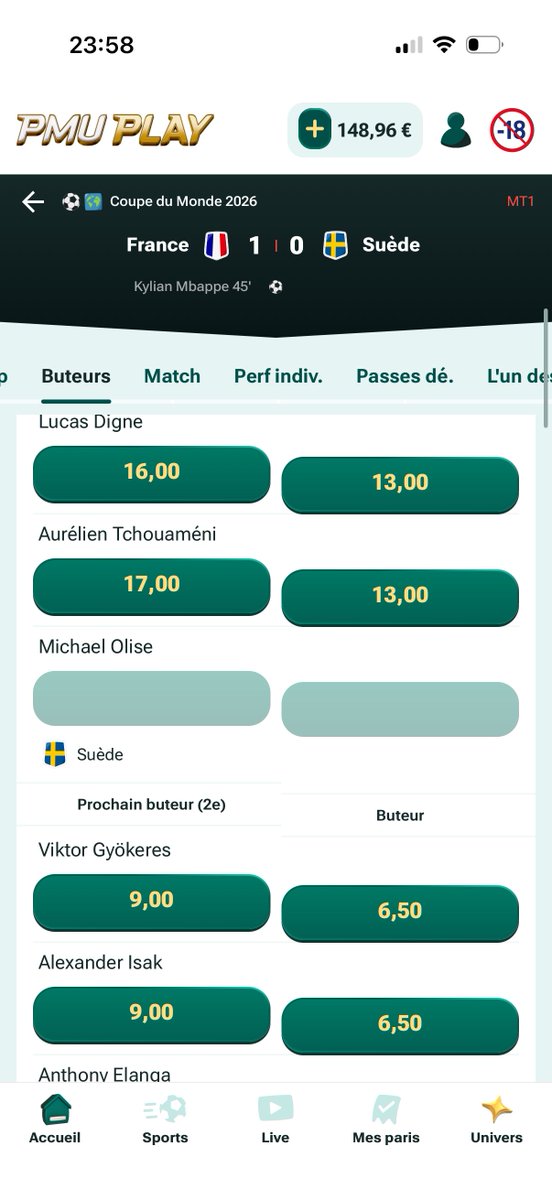 jonxlob's tweet photo. @PMU_PLAY pourquoi olise pas dispo ?? https://t.co/u9XLrhzTmX