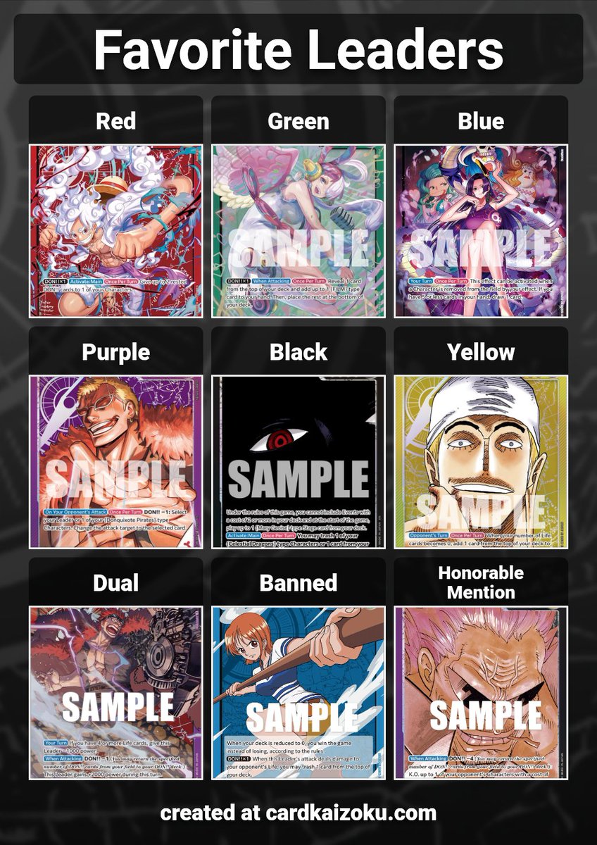 jase_zero's tweet photo. @cardkaizoku Not a big solo red player, would've put RY Bonney instead https://t.co/JcdOUpHAt6