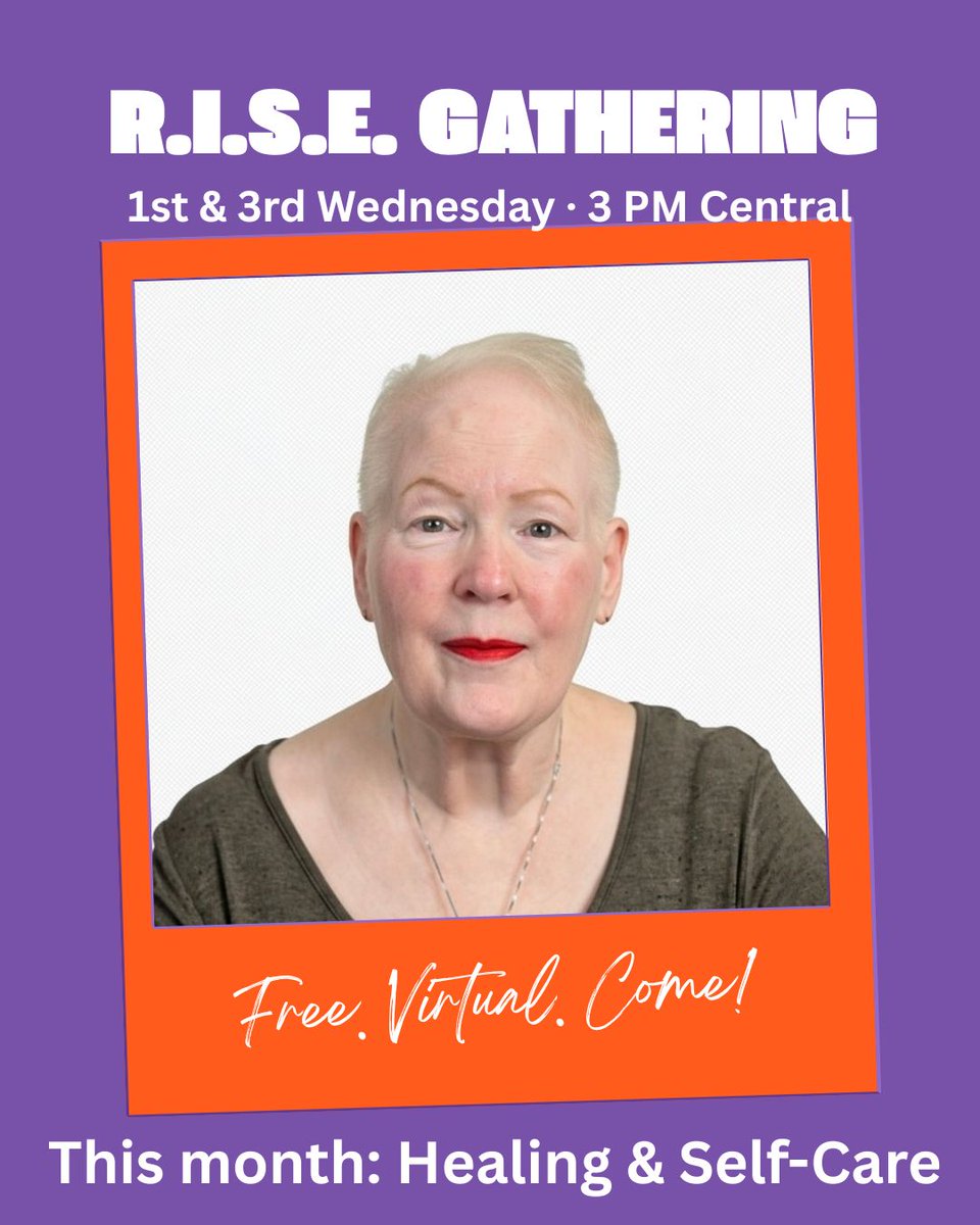 FranyaIsley's tweet photo. When did taking care of yourself become the last thing on your list?

R.I.S.E. Gathering — Healing &amp; Self-Care July 1 · 3 PM Central.
 
Free · Virtual
Register: https://t.co/wlAYRHmVbG

#RISEGatherings #SHeroEmpowered https://t.co/pTARZZ82rl