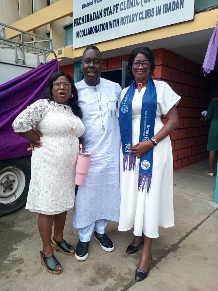 segesafariafro's tweet photo. The unveiling of FRCN Ibadan Zonal station clinic by collaboration with Rotary clubs in Ibadan today  June 30th 2026 https://t.co/OhmCa2ZnMB