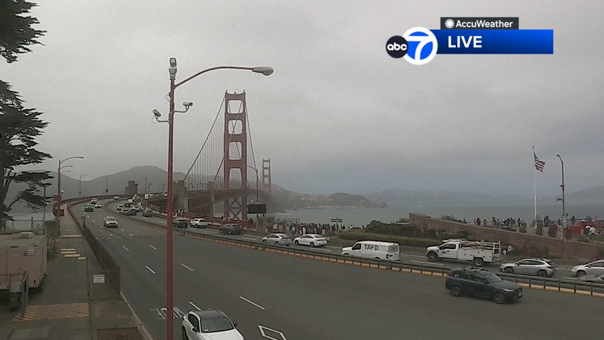 SandhyaABC7's tweet photo. Cooling trend has started w/@KarlTheFog_ hanging out at coast, sunshine inland.  Temps: 60s-80s right now.  Even lower temps tomorrow but, still nice.  Like the change?  #SanFrancisco #BayArea #Cawx #ABC7now https://t.co/nWB4HljJe4