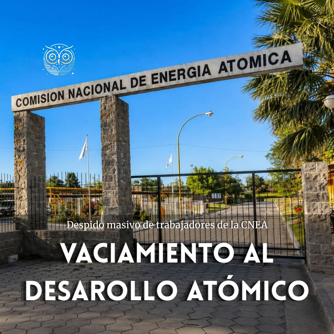 elbuhomedio's tweet photo. ☢️ La CNEA dejó caer cerca del 20% de los contratos temporales que vencían este mes. La medida profundiza el ajuste sobre uno de los sectores estratégicos del país y acompaña el cambio de modelo nuclear impulsado por Milei. ¿Qué pierde Argentina?

https://t.co/pqYXOZzWDx https://t.co/B826M5epOV