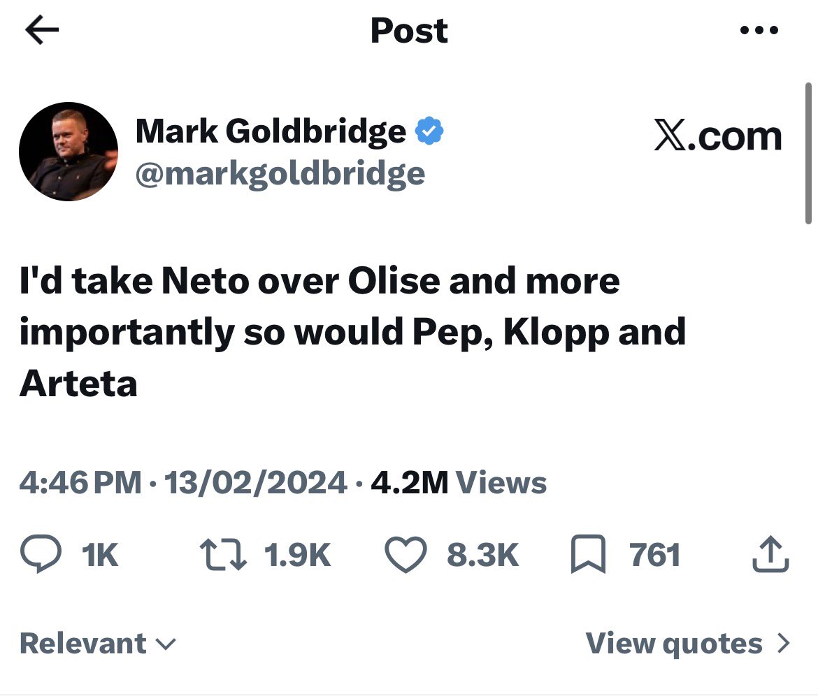 RealestMush's tweet photo. @markgoldbridge Man, you said this years ago😏😏😏 https://t.co/NKgibNVvYa