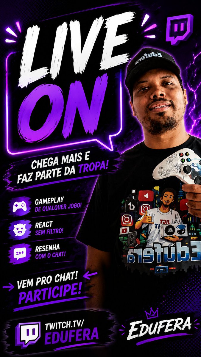 Edufera_'s tweet photo. LIVE ON 

https://t.co/fKA9aCkcpE

#stream #twitch #streamer https://t.co/Gb16IGH14Z