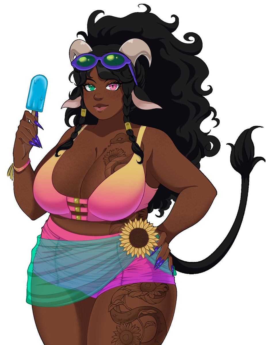 OdessaPNG's tweet photo. The Vtuber Summer Slam maybe over but summer still ongoing which means Summer Odessa is here to stay til Fall. 

Big Thanks to @MerowynnM  for making this beautiful PNG and so much based on vibes =w=b

Homegurl really came thru 🌻❤

(also yay Odessa in a swimsuit >w<)

#OdessArt #OdessaPNG
