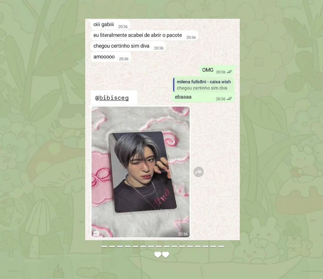 bibisceg's tweet photo. 11 .. ♥︎
#bibiscegfeedback . ♡ https://t.co/YpnK3yzU0Q