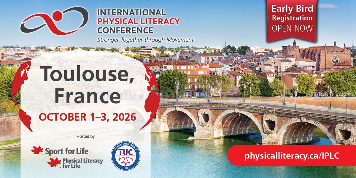 SportForLife_'s tweet photo. ⏳ The countdown is on — only ONE WEEK left to save with Early Bird registration for IPLC 2026!

Be part of the conversations, connections, and ideas driving the future of physical literacy worldwide. IPLC 2026 will bring together passionate leaders and changemakers from across the globe for an unforgettable experience of learning, collaboration, and inspiration.

Early Bird pricing ends July 7.

Register now: https://t.co/3AoBfn7rOY
#IPLC2026