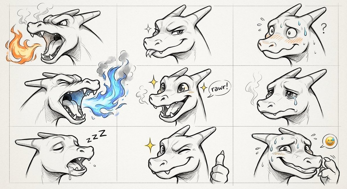 Charizardch's tweet photo. #Charizard I hope you actually like Charizard emotion one of these too https://t.co/JRscyr4kRU