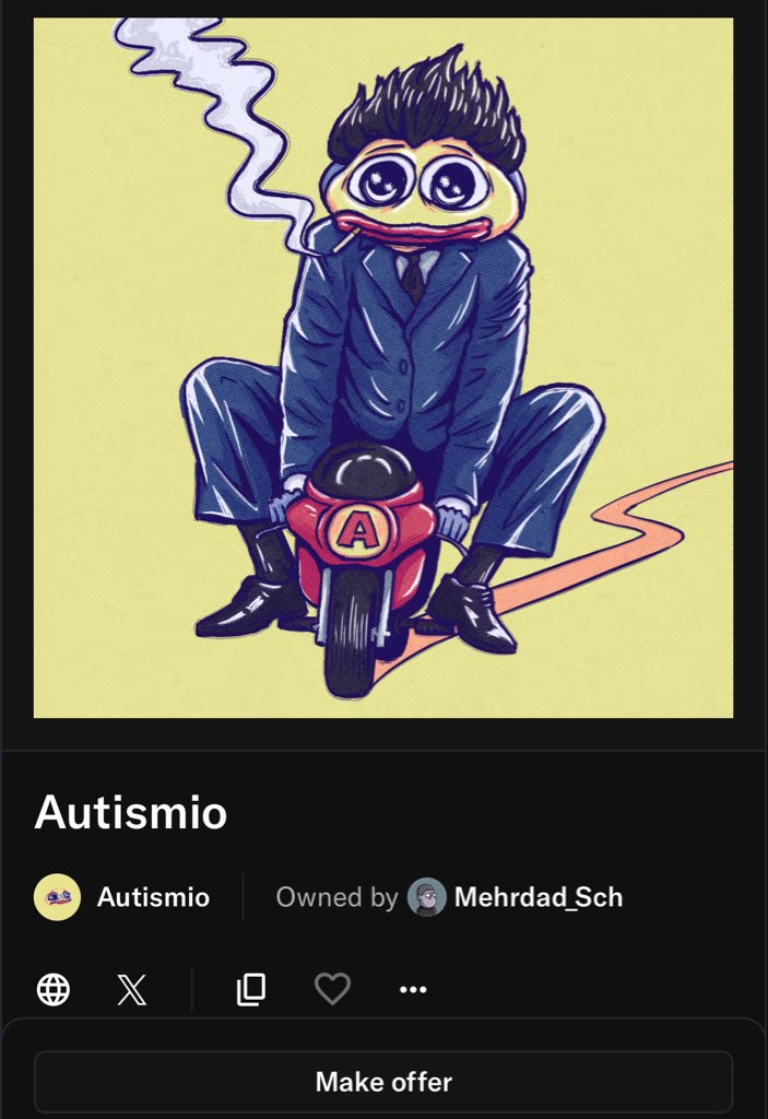 MehrdadFarleja's tweet photo. Just heard great news from @AutismioETH . Thank you for your responsibility. Also, welcome @npconchain to the collection. https://t.co/Ox0CVJsPrb
