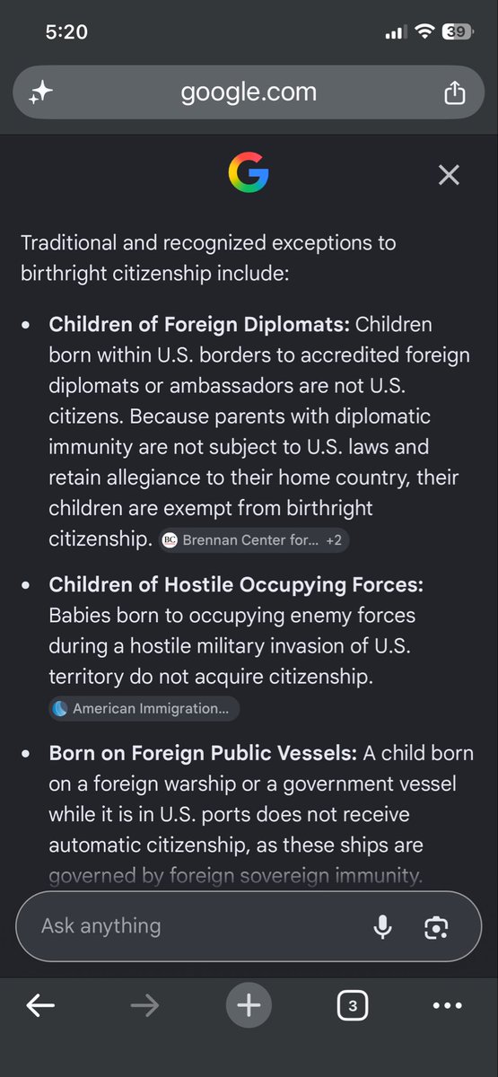 NDIrish25's tweet photo. @DerrickEvans4WV In your example they would not be US citizens https://t.co/NhzMHRJs27