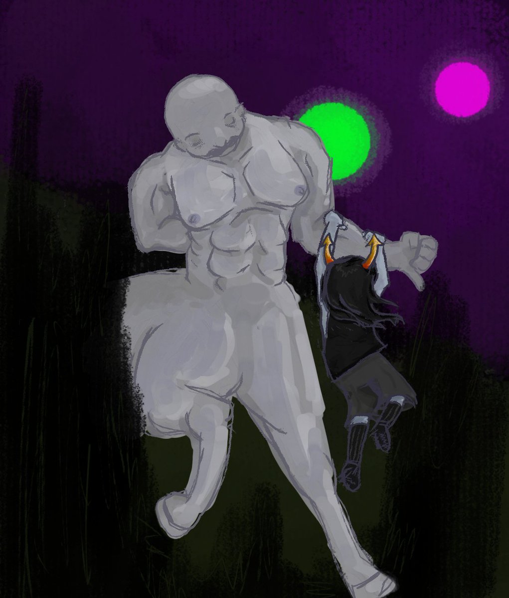 IheartRhubarb's tweet photo. the young indigo heir (and Aurthour) #homestuck #equius https://t.co/HwD2zBqLSC