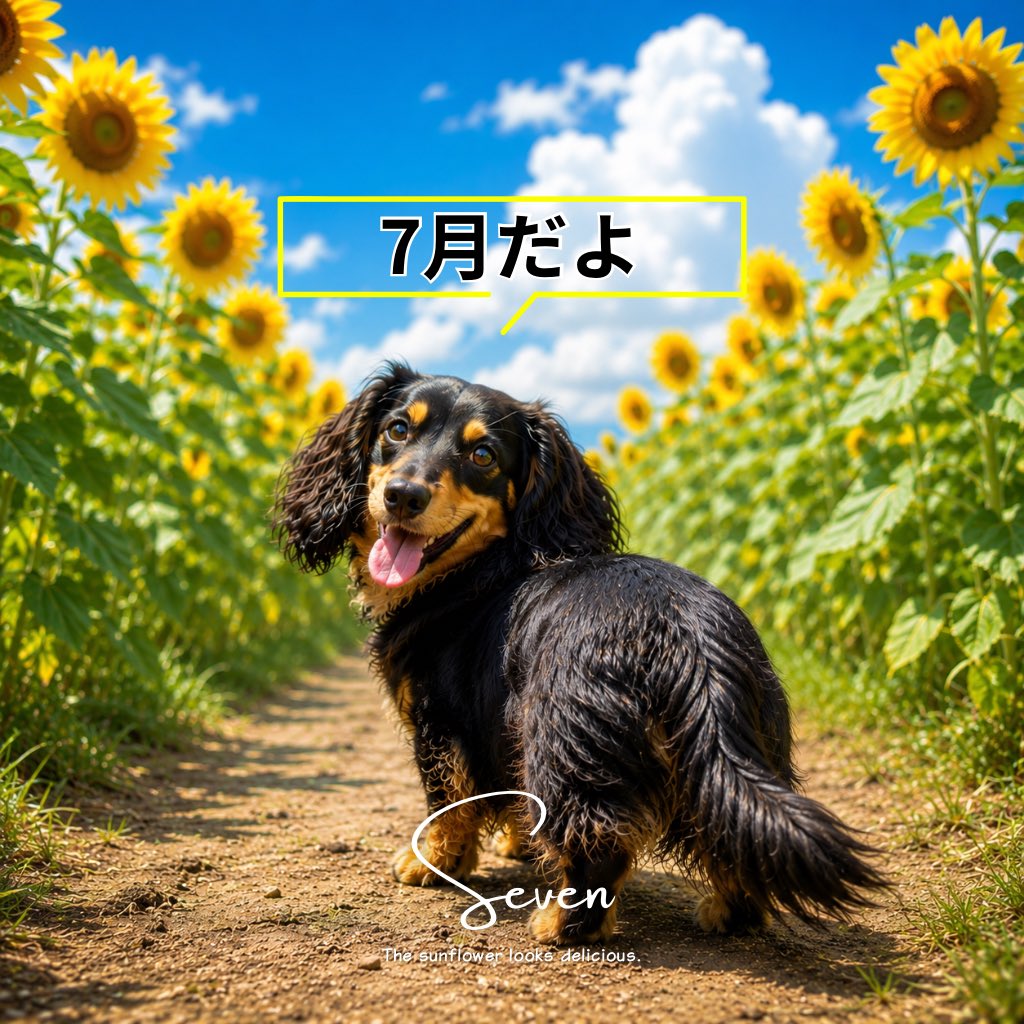 kideon's tweet photo. え？もう7月？ https://t.co/tnko67SPSu