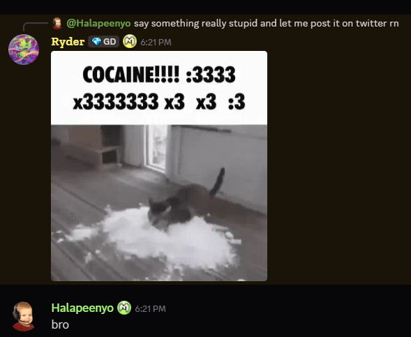 HalapeenyoYT's tweet photo. Modchat https://t.co/pbVRgOH685
