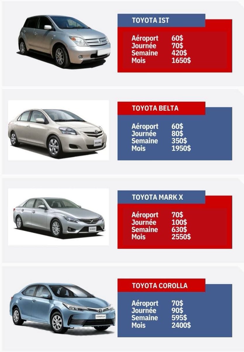 NsatuTv's tweet photo. JNT BUSINESS CAR
LOUEZ LIBREMENT
Numéro whatsapp +243 978426488
Pccord
NOUS VOUS OFFRONS LA POSSIBILITÉ DU CHOIX DE VEHICULE SELON VOS BESOINS ET VOS MOYENS.
Joelnsatu758@gmail.com
PDG
JOEL NSATU https://t.co/cV8Z5E1rg9