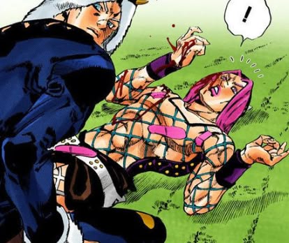 gyjowlw's tweet photo. pride month is over so we're starting july with our straight representation in jjba, narciso anasui!! (ignore the guy on top of him) https://t.co/LKNkyznqCK