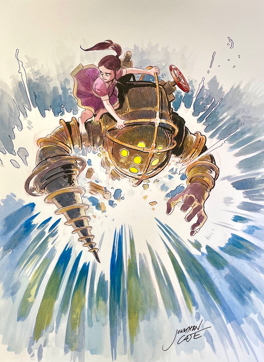 VideoArtGame's tweet photo. Fan art | BioShock

Artist: Jonathan Case https://t.co/gqaz8aBC1y