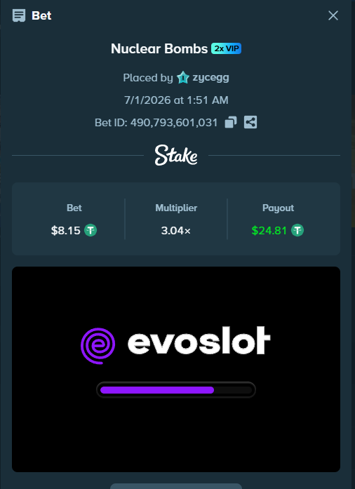 ZyceGG's tweet photo. @evoslotgaming I got the hidden bonus and it paid 3.04x
Please double :-)

stake: zycegg https://t.co/nm3P9z1YzC