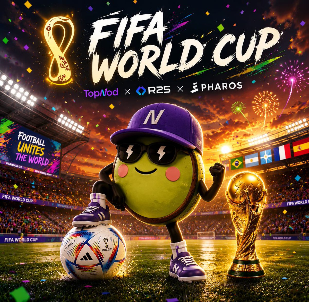 Bishoff22's tweet photo. The World Cup crowns champions on the pitch, but the biggest opportunities often belong to those who saw the moment before everyone else. While billions focus on the final whistle, the $PROS community is already building, connecting, and creating momentum. By the time the crowd catches on, the early believers won't be chasing the future—they'll already be part of it. ⚽🚀 #PROS #FIFA2026 @Kiwi_Nod