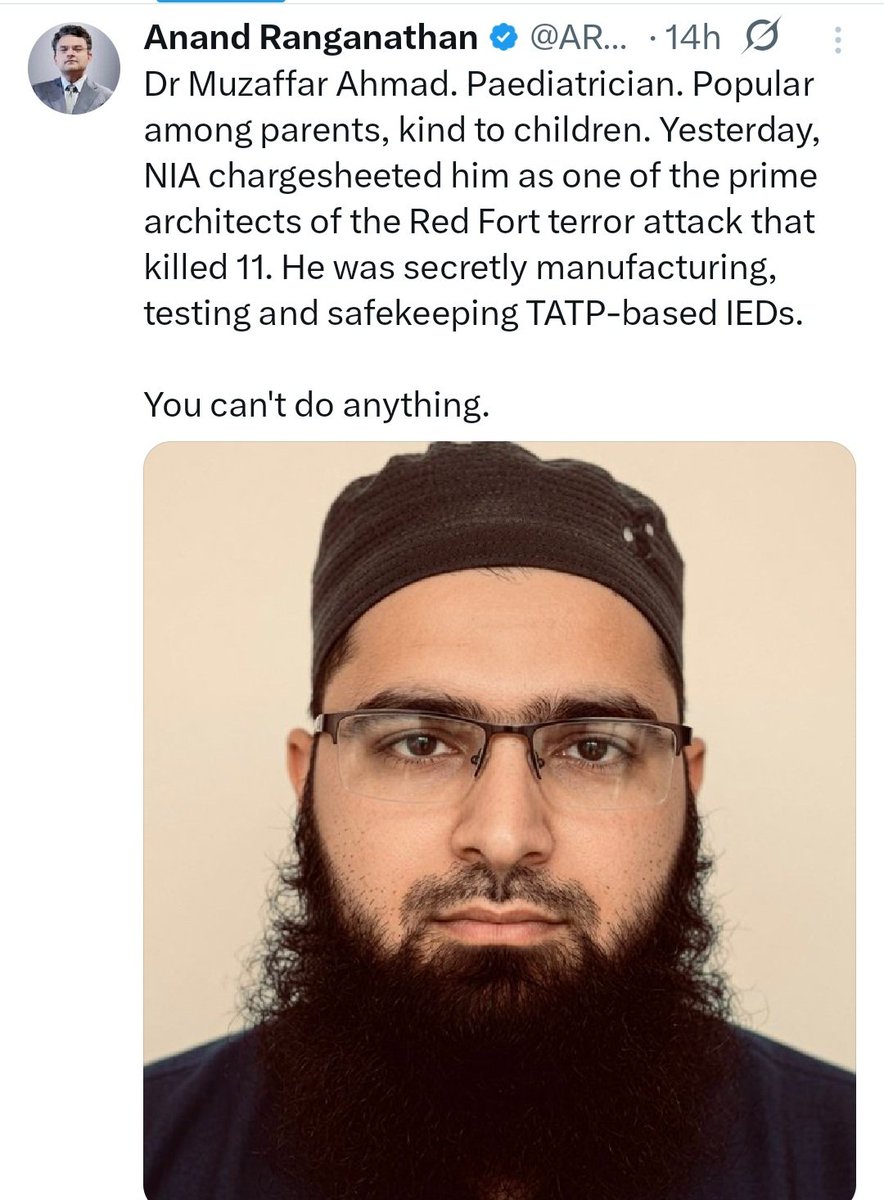 govindagopala's tweet photo. Yet another proof that not even education can change a mindset which is programmed by one book. Be careful, especially of those who appear calm/sober/kind. It's only a facade to hide their real motive. From 9/11 till date, its proven a fact. #RedFortTerrorAttack #mindset https://t.co/zvQnuveSa7
