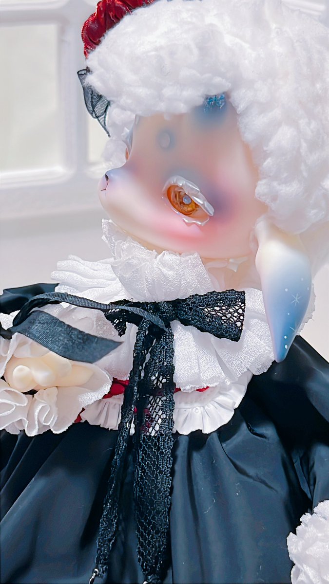 ggrt_1010's tweet photo. そして！！！
やっとこさ #童話眼 様のバラのおめめをミーシャさんにつけてもらいましたー！
サイズどうかなと思ったけどぴったりだったー！嬉しい🥹可愛い🥺🩷

夜空に光る金星みたいで……神聖みがさらにアップしてほんと素敵…… https://t.co/ZIN7DgTOlm