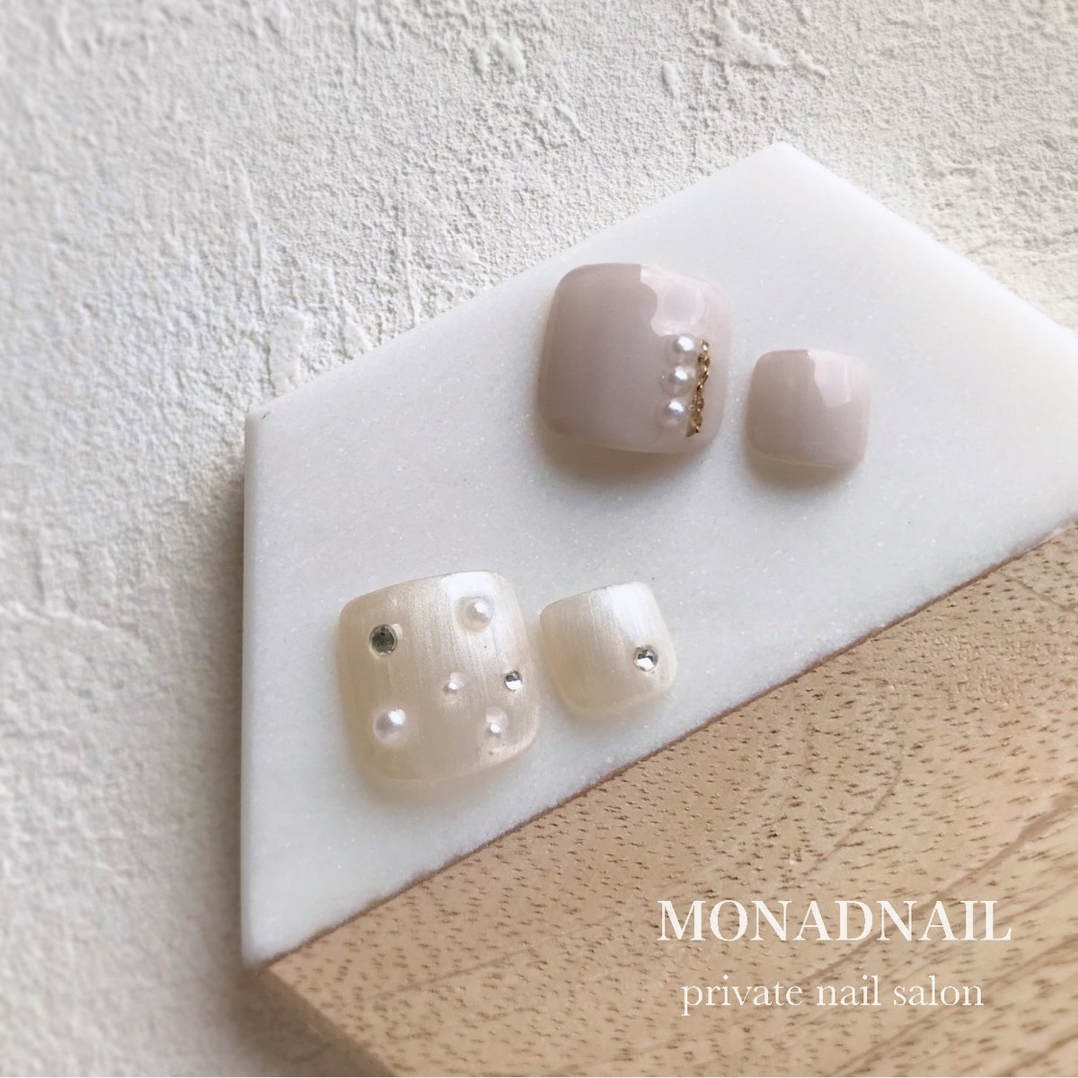 MonadNail's tweet photo. MONADNAIL｜foot design ◡̈*

──────────────────

夏にやりたいフットネイル👣

#ホワイトフットネイル  ◡̈*❤︎
ヌーディーなカラーも可愛いですよね𓇼

.

#...

詳細はこちら↓（ネイルブック）
https://t.co/L2YZpwpEB2 https://t.co/l4tiQjBZfL
