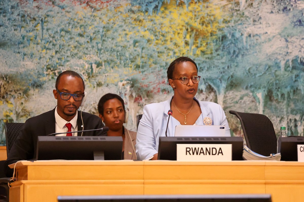 RwandaInGeneva's tweet photo. The Human Rights Council adopted the outcome of Rwanda’s fourth-cycle Universal Periodic Review (#UPR).

The #UPR is a peer-review mechanism through which all UN Member States have their human rights records reviewed and receive recommendations aimed at strengthening the promotion and protection of human rights.

Rwanda reaffirmed its commitment to implementing the recommendations it supported through an inclusive, nationally led process.

Read the key highlights below ⬇️ and access the full statements here: https://t.co/mccfkHnmlu