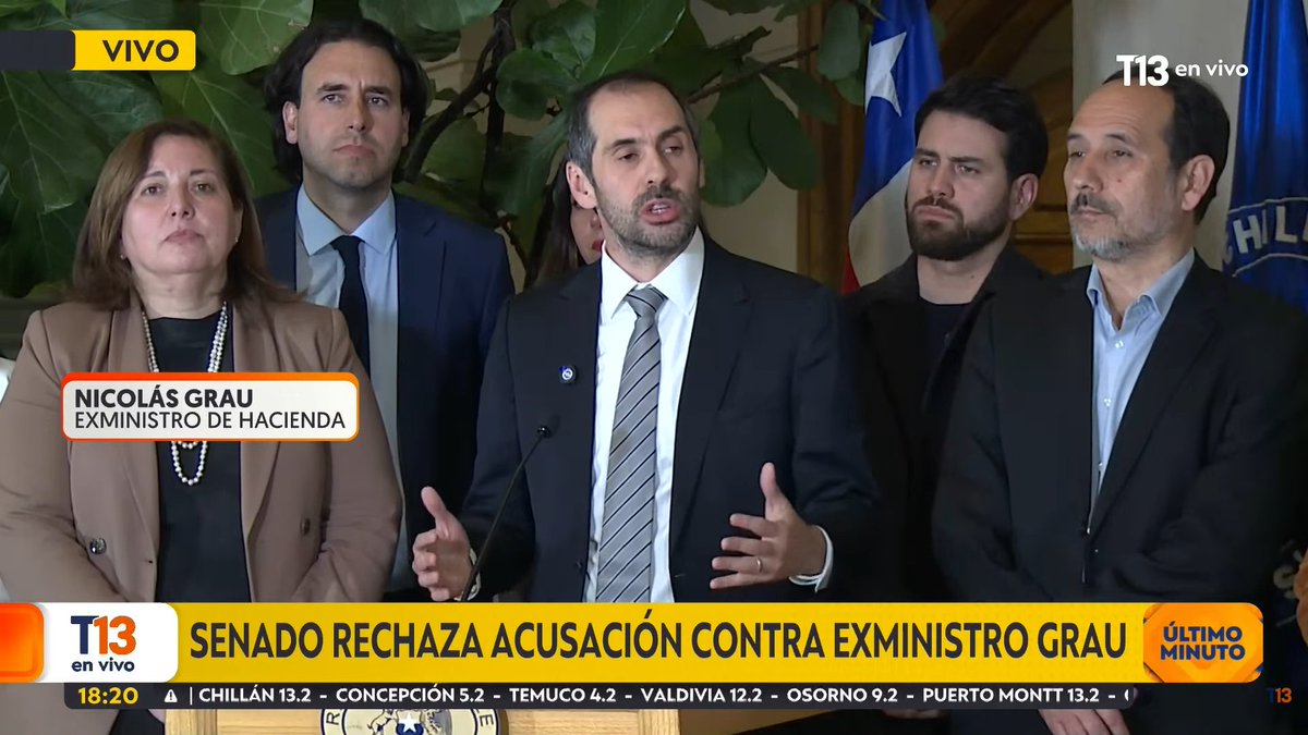 chileconvoca's tweet photo. SE CAYÓ EL TONGO: Por inconsistencia, se desestima la Acusación Constitucional en contra del ex ministro de Hacienda, Nicolás Grau. Show que le costó al Estado unos 200 millones y que pudo servir para ayuda social en medio de los recortes de Kast.🧐   

Alerta Temprana Preventiva https://t.co/trh9VtO0yO
