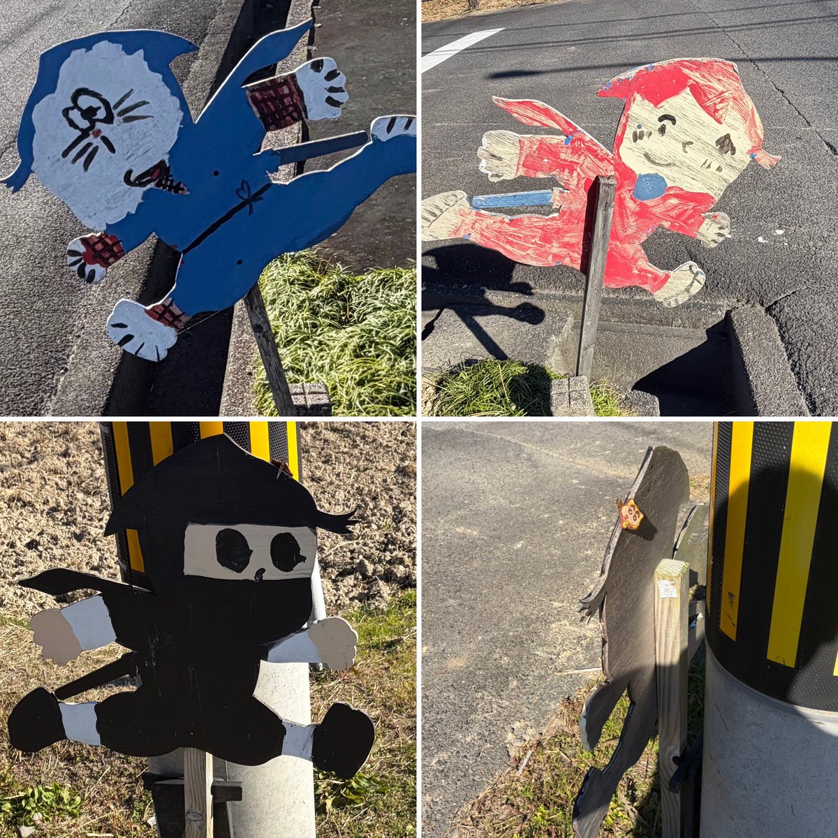 biwaichiro's tweet photo. 【飛び出し坊やコレクション】滋賀県甲賀市"飛び出し忍者"🥷シリーズ。まだまだいますよ🥷
#飛び出し坊や
#とび太くん
#飛び出し忍者
#滋賀県 https://t.co/hV8s7WVllb