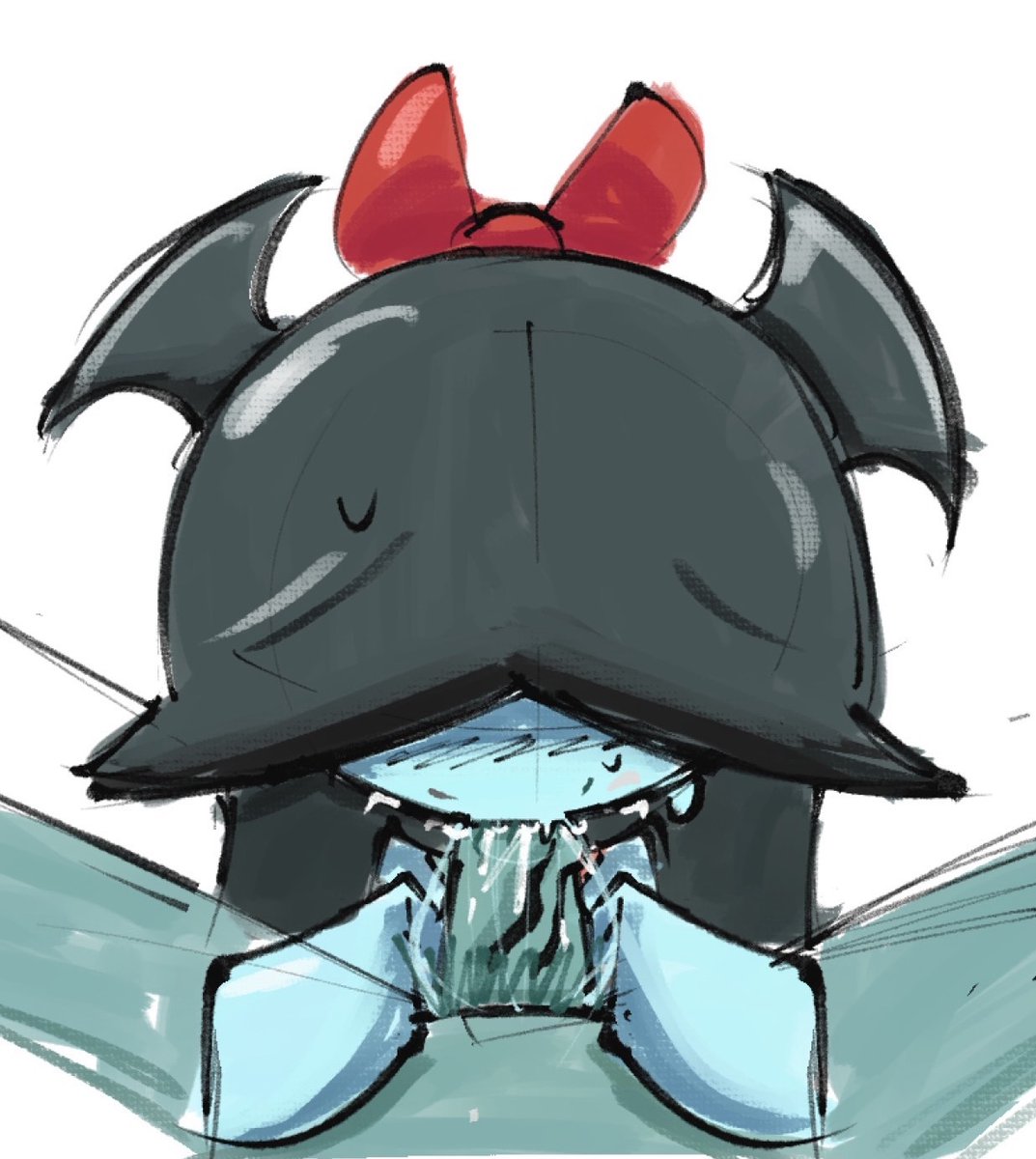 psychonearts's tweet photo. Thank you all for the support on the Aqua drawing!!! #Aqua #Deltarune https://t.co/P0lK9VJEmF