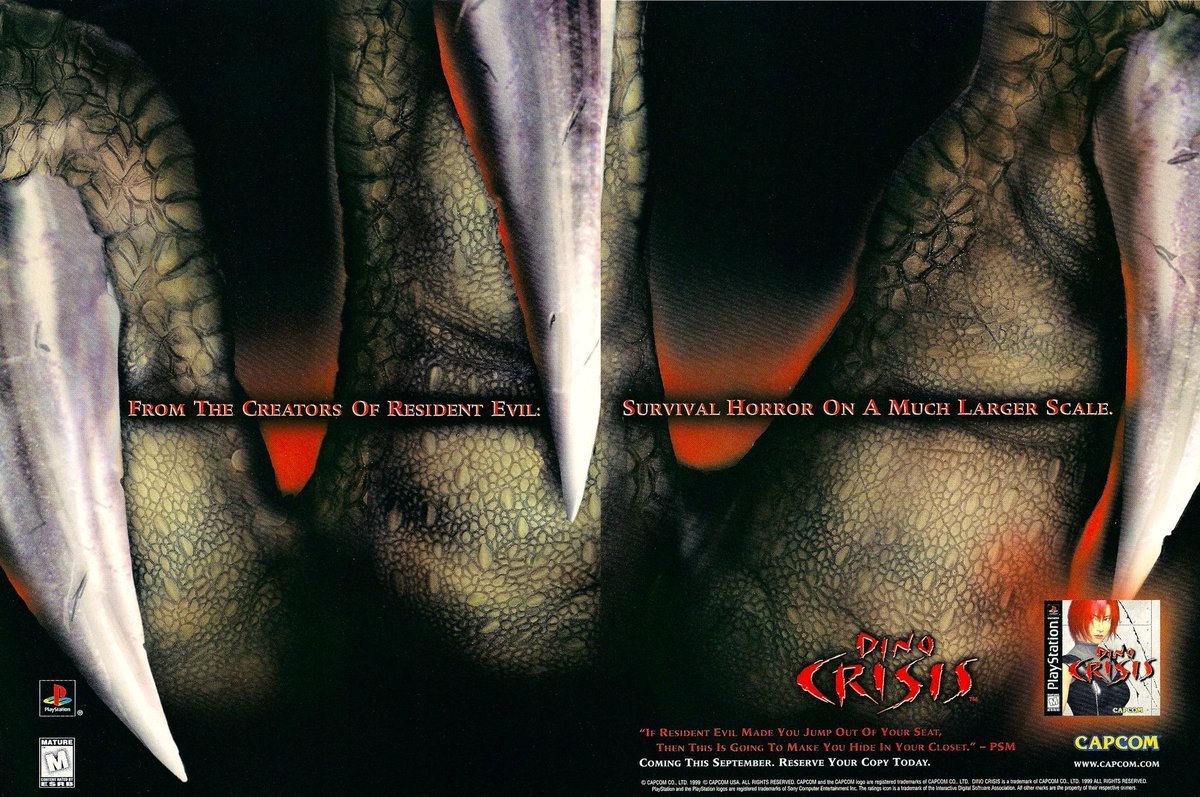 RetroGamerArt's tweet photo. Dino Crisis (1999) https://t.co/WLPWXB7dsH