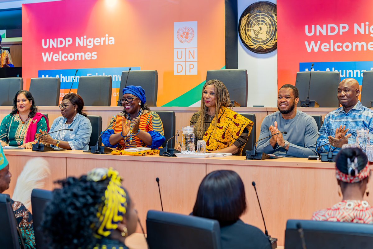 ahunnaeziakonwa's tweet photo. Inspired by today’s staff engagement with the amazing @UNDPNigeria team. Thank you for your passion, innovation and commitment to transforming lives across Nigeria and Africa.

My takeaway: “Africa’s time on Africa’s terms!” https://t.co/iEi9mLUNIq