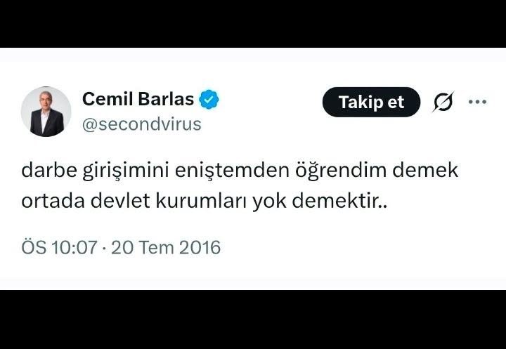 husrevdayi's tweet photo. Cemil Barlas:👇👇

“Turkuvaz medyayı hedef aldığın zaman sen Türk devletini hedef almış oluyorsun”
Türkiye bu mu😰 https://t.co/jGuWaLRKBv