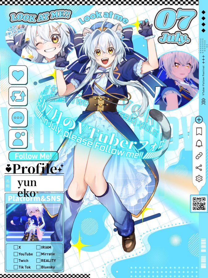 oekakineko_'s tweet photo. 夢見のクリエイター系Vtuberのゆねこですー！🐯🦋
2周年記念でアイドル衣装デビュー✨　

漢字と英語が苦手で読み間違い常習犯😠
お絵描き、歌（雑談）、実況動画🎥

最近は子育て中で活動頻度落ち気味ですがのんびり頑張っていきますので、よかったら遊びに来てね‼️👶🐯

#7月のVTuberフォロー祭り‍ https://t.co/mZJDyT0mph