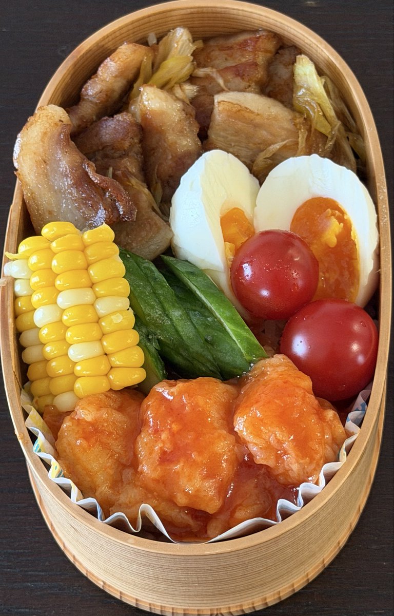 0_oug7's tweet photo. 🍤チリ、焼き豚、茹で卵、🌽、🥒、🍅 #子育て #お弁当記録

円安！こんなに円安が続いて良いのだろうか？大企業は、工場を海外に移している今、日本に輸出するものがそんなにあるのだろうか？食品も値上がりお弁当にも影響大。

皆さま良い1日を！ https://t.co/ZDRu2CJgvW