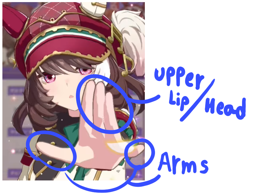 ChiEmeOperaBirt's tweet photo. it actually makes sense. if we look at marche lorraine's victory animation from the breeders cup, we can see her hand formation when using the puppet. although this isn't exactly confirmed, we can come to the assumption of how she can be able to both move the arms and the mouth. https://t.co/LvWoJLfQyp