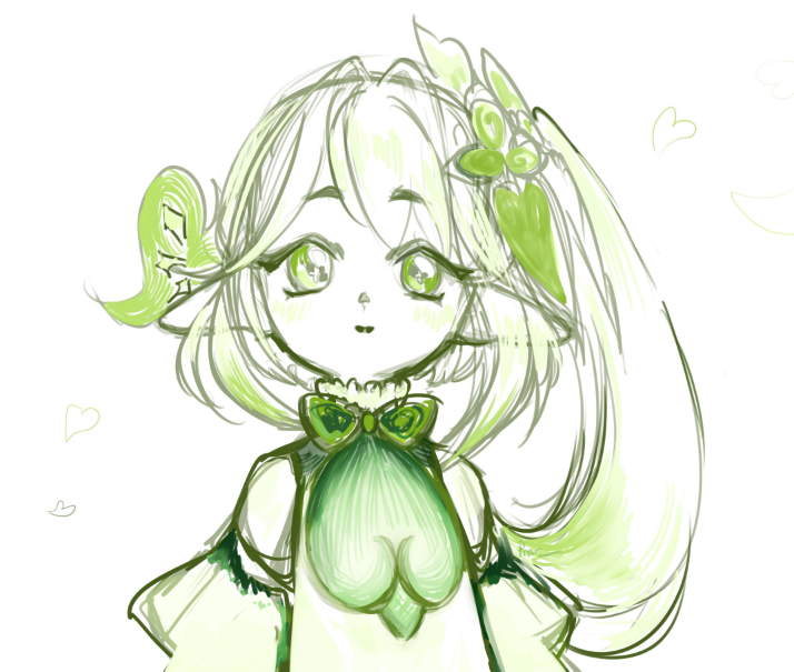 _Prar_'s tweet photo. I forgot that I drew this, for example. It's just a 10 minute doodle, but the face came out looking so cute... https://t.co/zO3U0yvcLO