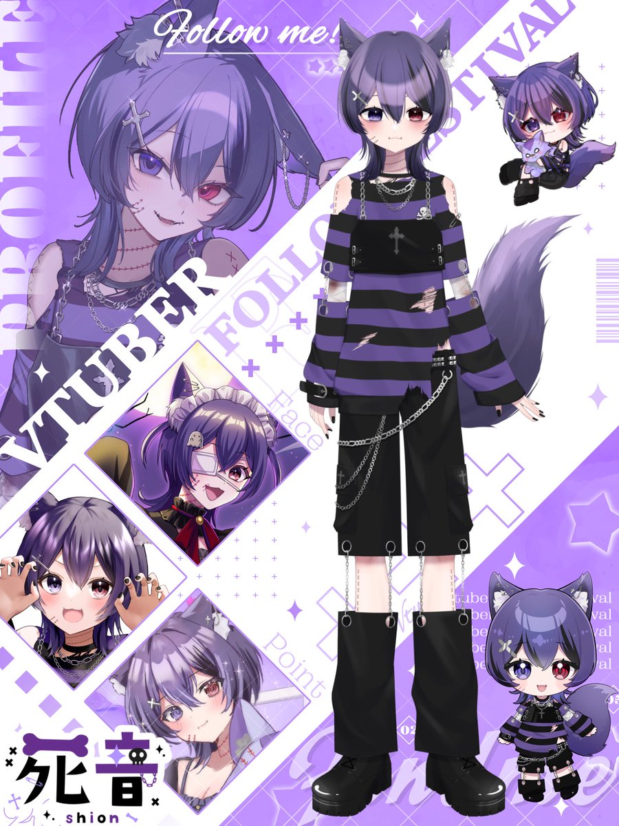 Shion_gaogao's tweet photo. 𖤐 ̖́-#7月のVtuberフォロー祭り 𖤐 ̖́-

みんなを笑顔にしたくてやってきた!?
まずは、もふってく…😏??

💜見た目に反したカワボ!?
🐺アットホームな優しい枠
💜お歌とホラゲー大好き♡
🐺マシンガントーク!!

君と仲良くしたくてウズウズしてる🫣
可愛いオオカミ飼ってみない??

 #新人Vtuber️️ https://t.co/6oVaYVMR6Q