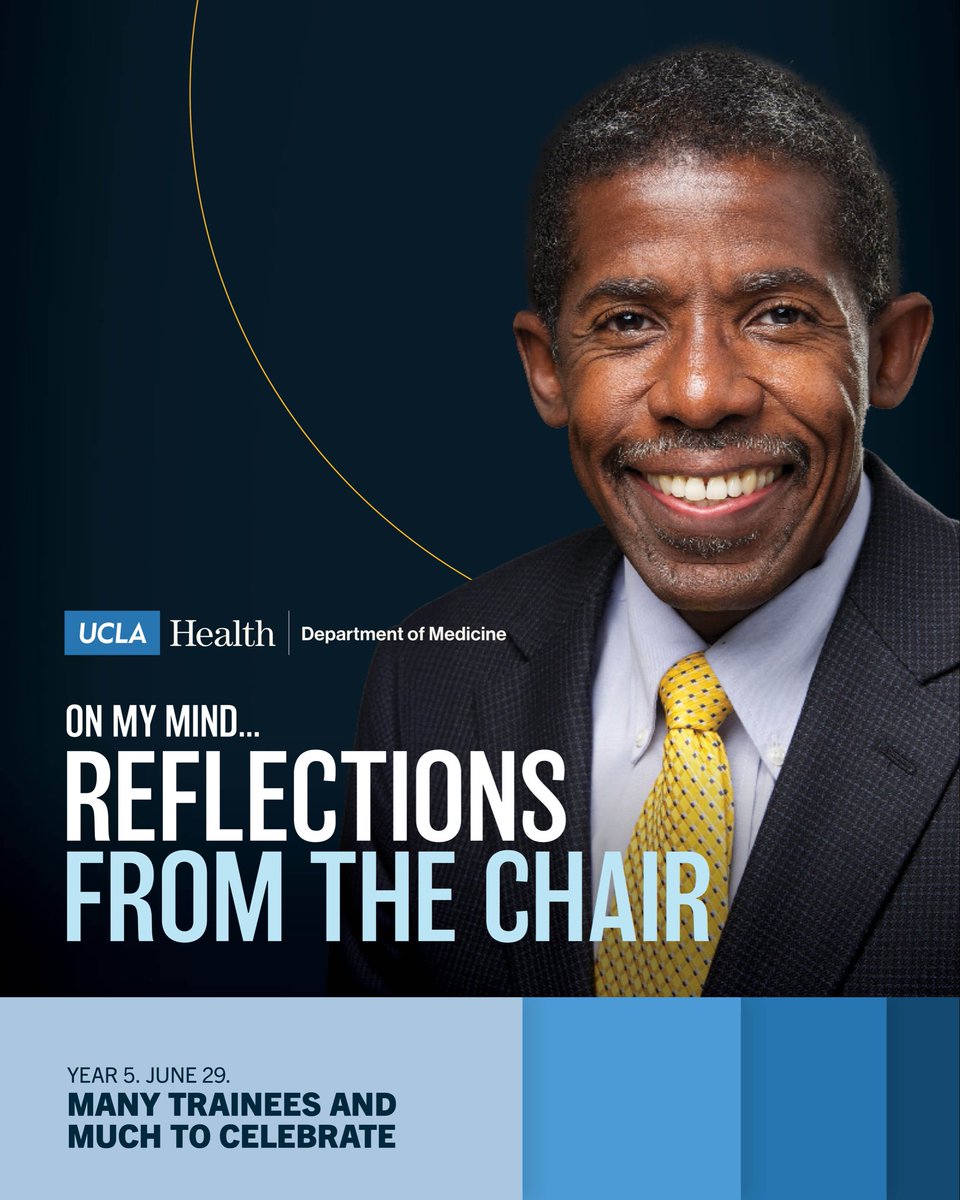 DOM_UCLA's tweet photo. June was a month of celebration in the UCLA Department of Medicine! 

This week, Dr. Abel highlights our incredible trainees as we bid farewell to graduates and showcase their outstanding contributions at national conferences. 

Read the full newsletter: https://t.co/qTlgFARN1r https://t.co/FZ5dWDTRb8