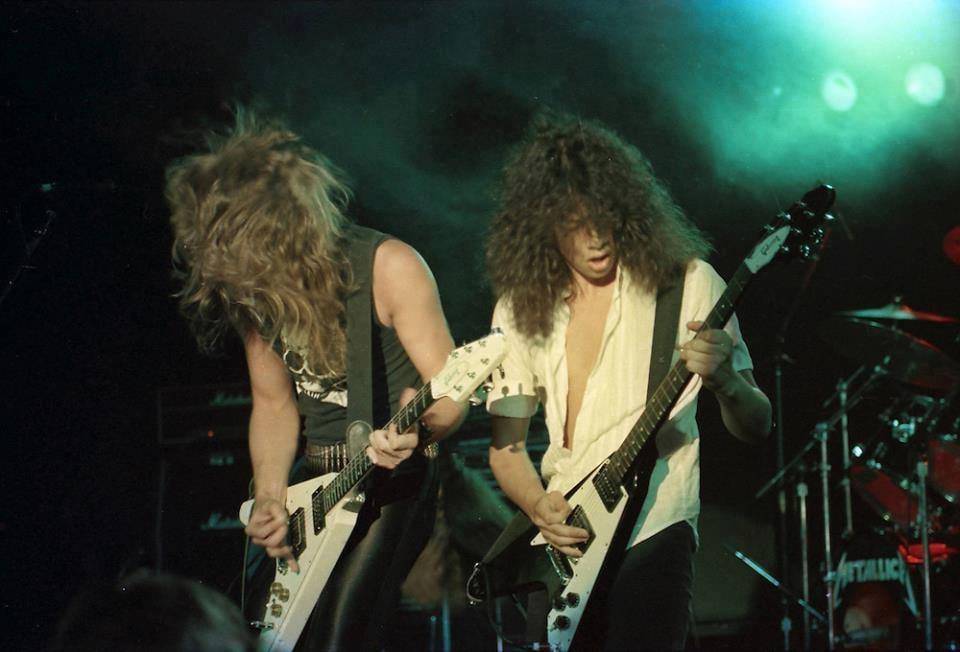 Metalmike3's tweet photo. James Hetfield and Kirk Hammett https://t.co/9IqjLLy0zX