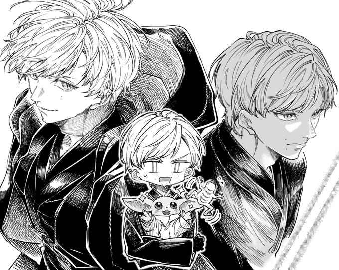 ルーク先生、ほくろあるって聞いてちょっと修正。ドラマのマンダロリアンとボバ本見返してみたらほんとにあった…。 