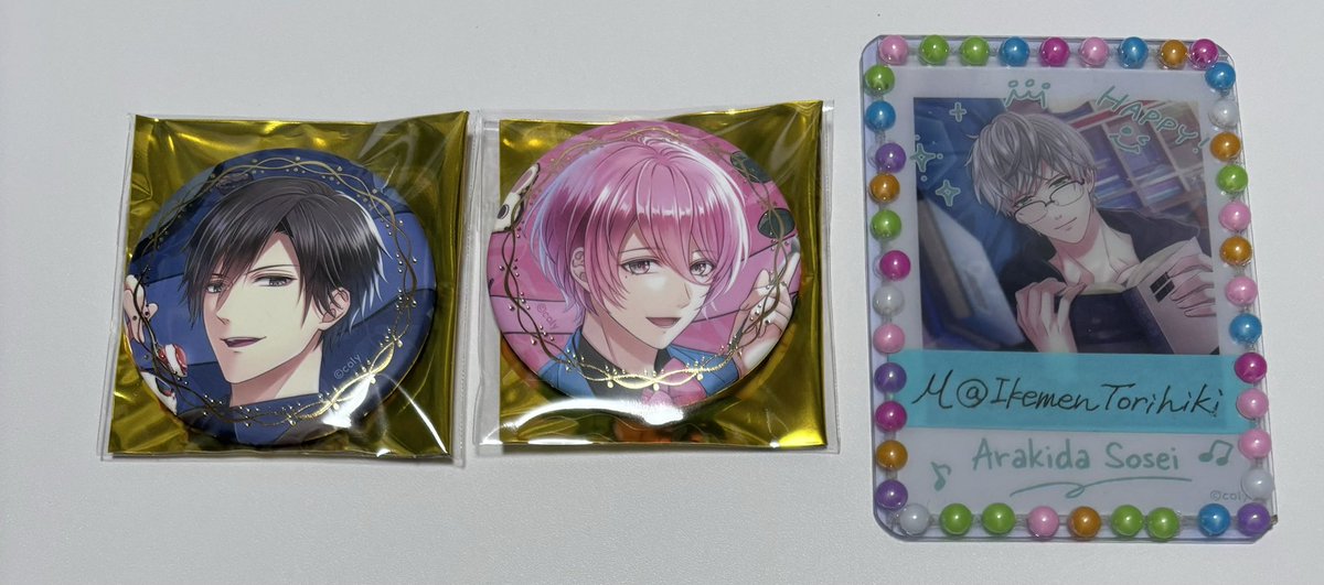 IkemenTorihiki's tweet photo. 【交換】スタマイ 缶バッジ Sugary Birthday SB

譲》可愛 早乙女

求》定価＋送料、荒木田

郵送。交換の場合、予定があえば都内お手渡し可能です。
交換、譲渡に優先はありません。 https://t.co/W63Nfp6huL